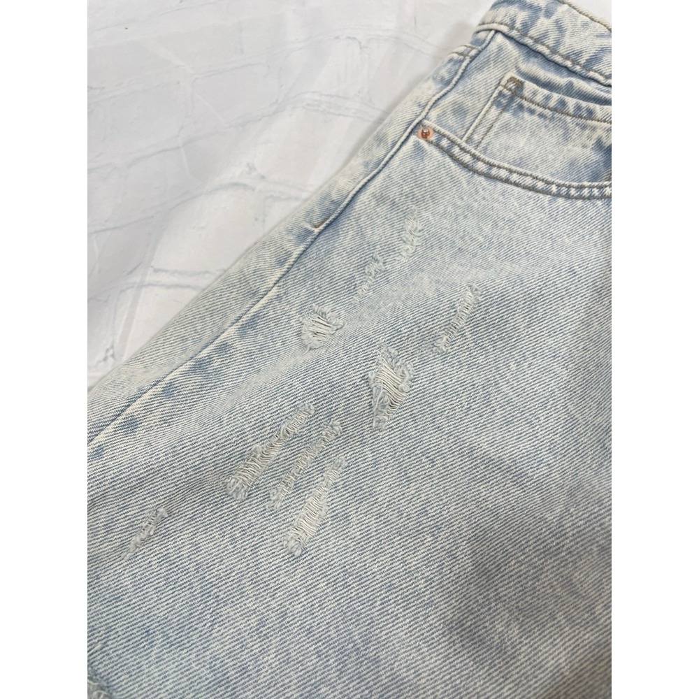 NEW Wild Fable Denim Shorts High Rise Woman's 8 Cut Off Light‎ Wash Distressed - Picture 13 of 14